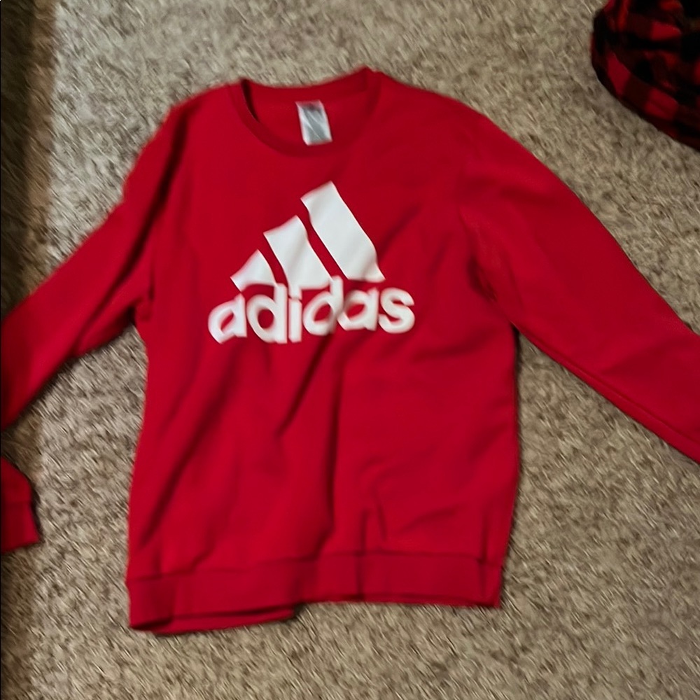 Adidas Bold Red Crewneck